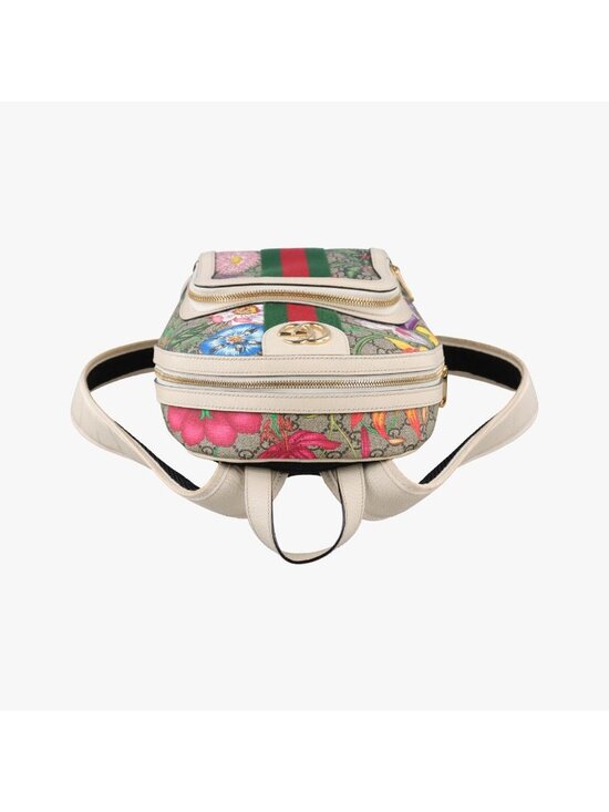 Gucci Ophidia Flora Multicolor Canvas Leather Backpack main image 14